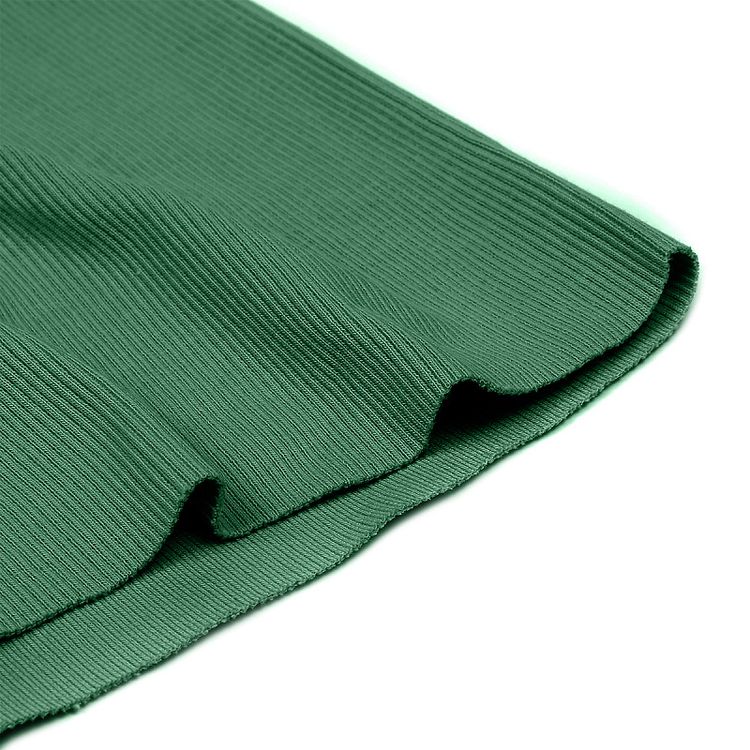 Ткань трикотаж Кашкорсе с лайкрой, 3 м x 120 см, 220 г/м², цвет: малахит, TBY — картинка 5