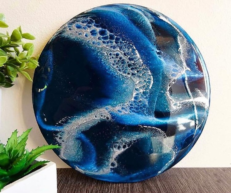 Набор для создания картины эпоксидной смолой Resin Art №1, Art Blong — картинка 7