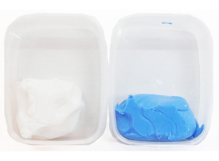 Силиконовая паста SILLI синяя, быстро застывающая, 150 г — картинка 2