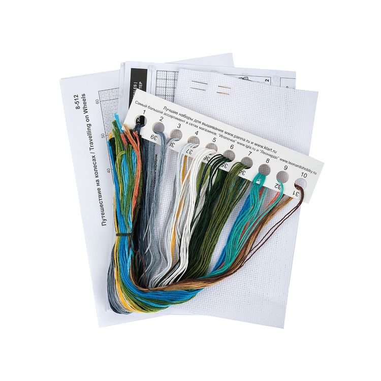 Набор для вышивания «Путешествие на колесах» — картинка 3