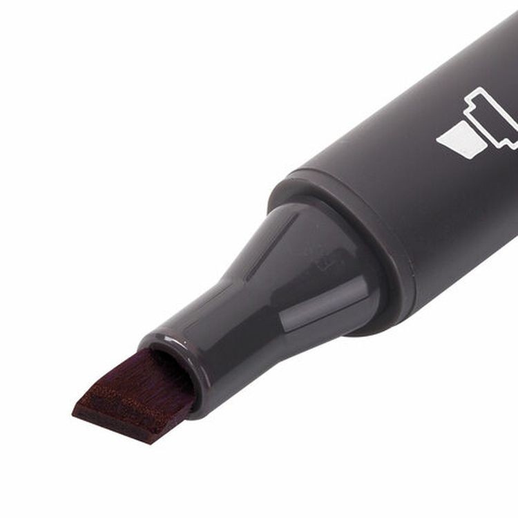 Маркер для скетчинга двусторонний 1 мм - 6 мм BRAUBERG ART CLASSIC, цвет: бордовый — картинка 3