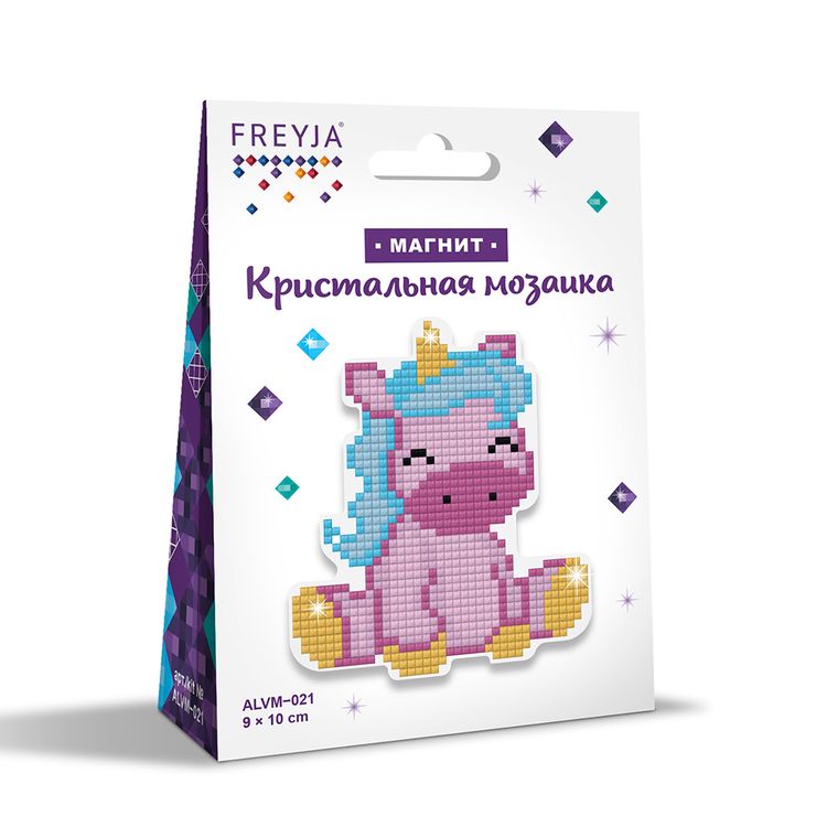 Алмазная вышивка магнит «Очаровашка» — картинка 2