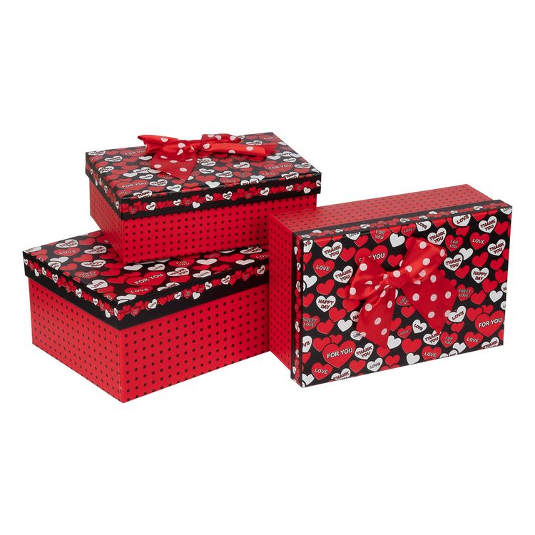 Набор подарочных коробок, форма: прямоугольник, 3 шт., Stilerra — картинка 2