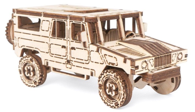 Деревянный конструктор «Внедорожник. Джип Тайфун», Lemmo — картинка 4