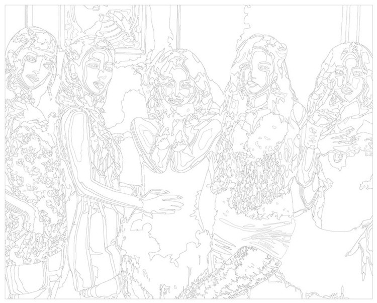 Картина по номерам «KPOP кпоп группа GI-dle Джи Айдл 40х50» — картинка 3