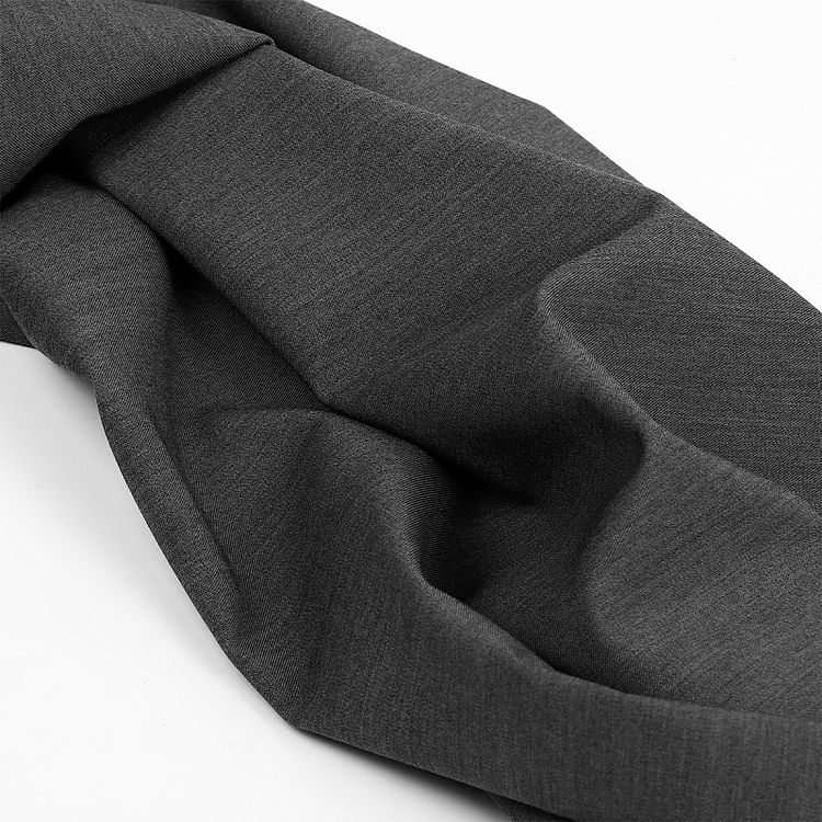 Ткань Костюмная Гальяно, 200 г/м², 5 м x 150 см, цвет: темно-серый меланж, TBY — картинка 5