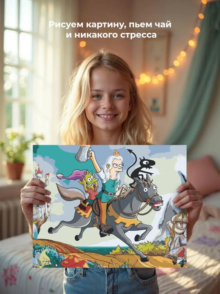 Картина по номерам «Разочарование: Навстречу приключениям» — картинка 7