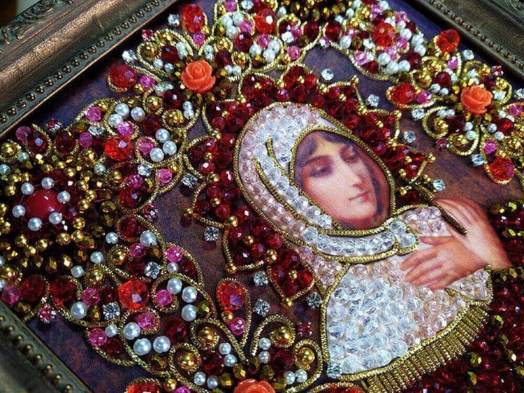 Набор вышивки хрустальными камнями «Святая Анастасия» — картинка 5