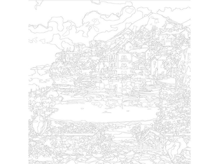 Картина по номерам «Летний пейзаж» — картинка 3