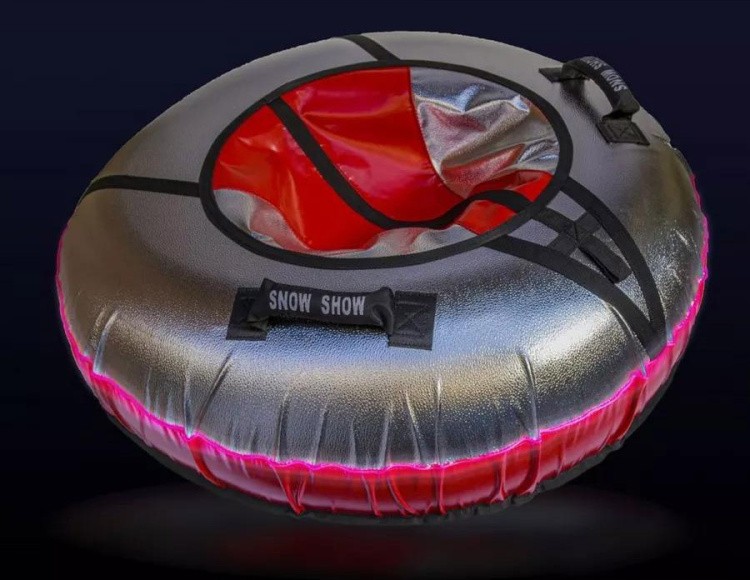 Детская зимняя ватрушка тюбинг для катания 105 см — картинка 4