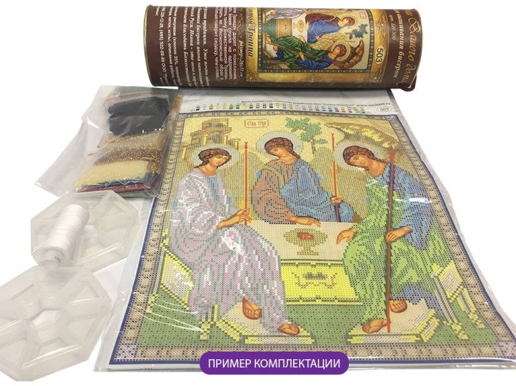 Набор вышивки бисером «Богородица Неопалимая Купина» — картинка 3