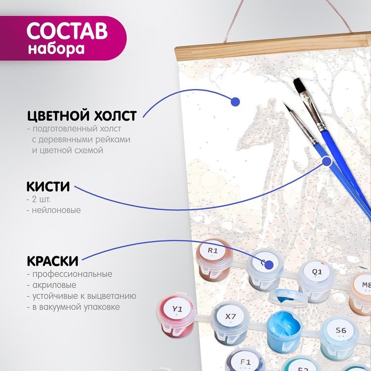 Картина по номерам «Панно. Озеро Комо» — картинка 2