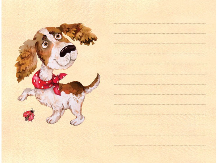 Пёсики в блокнотике. Лохматые записки. Спаниель — картинка 3