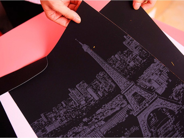 Скретч-набор «Париж» — картинка 4