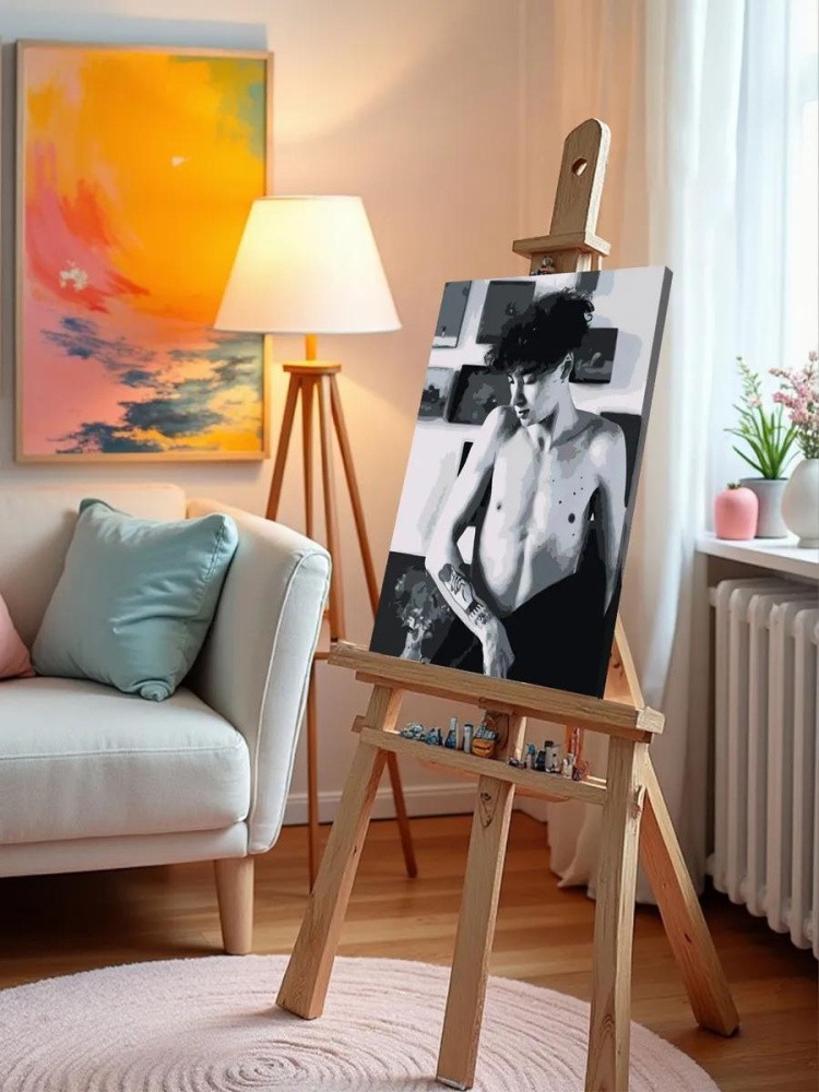 Картина по номерам «Вышел покурить: Юра Авангард 4» — картинка 10