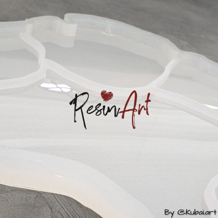 Сервировочная доска Витраж - Силиконовый молд, ResinArt — картинка 3