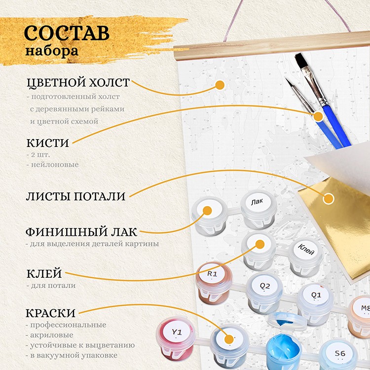 Картина по номерам с поталью «Панно Осьминог Стимпанк» — картинка 2