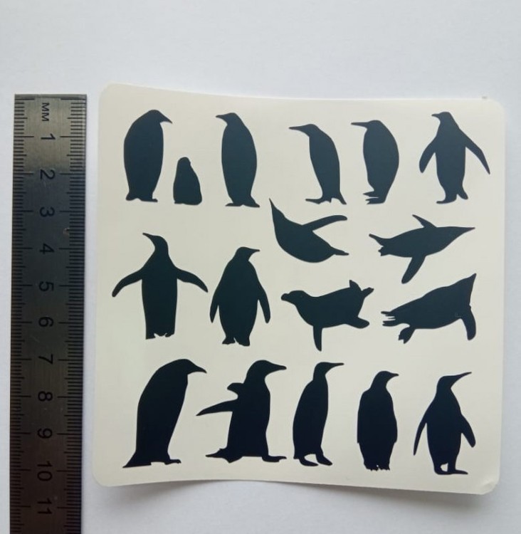 №915 Наклейка (Черные) Sticker, Art Blong — картинка 4