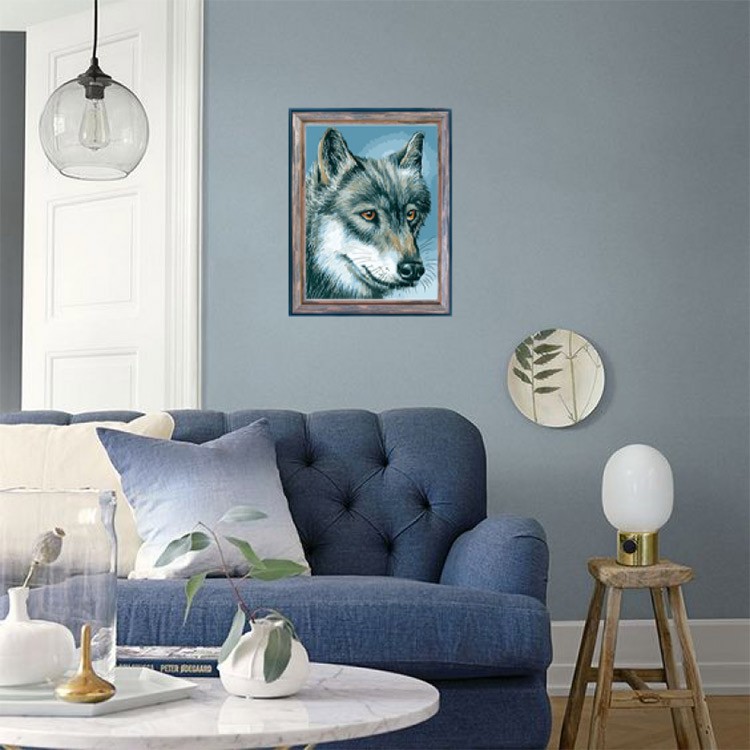 Картина по номерам «Серый волк» — картинка 6