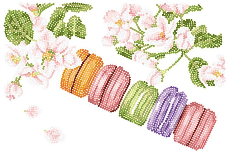 Алмазная вышивка «Макаруны» — картинка 2