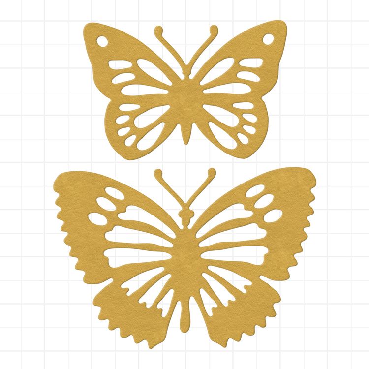 Набор ножей для вырубки «Бабочки», 4,5x3,2, 5,7x4,1, 2 шт., Mr.Painter — картинка 2