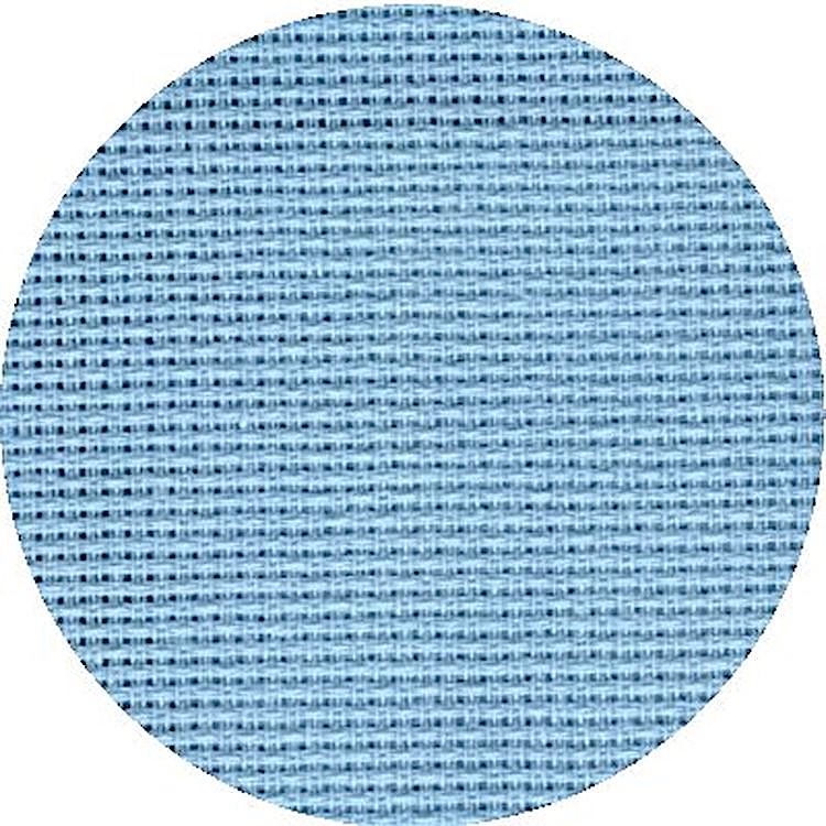 Канва крупная (10х44кл), 40x50 см, цвет: голубой, TBY