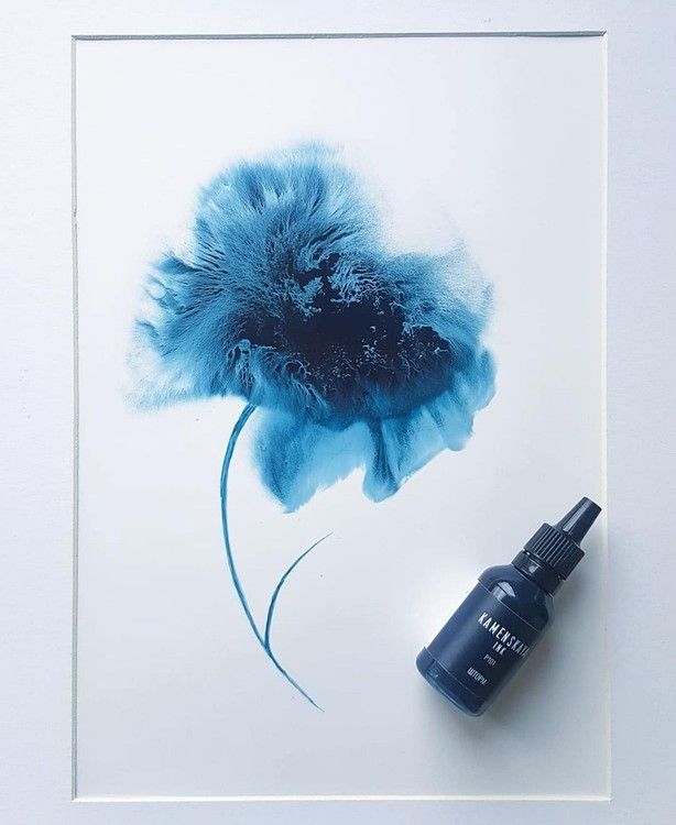 Спиртовые чернила расслаивающиеся Шторм, Kamenskaya Ink — картинка 4