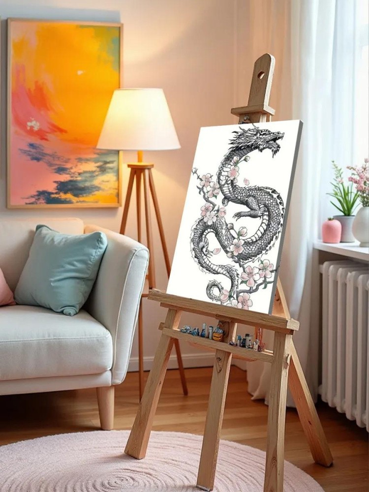 Картина по номерам «Дракон» — картинка 10