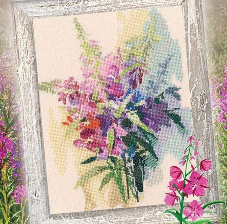 Набор для вышивания «Малиновый кипрей», РТО — картинка 2