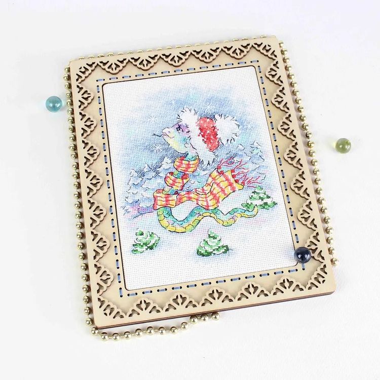 Набор для вышивания «Снежная прогулка» — картинка 6