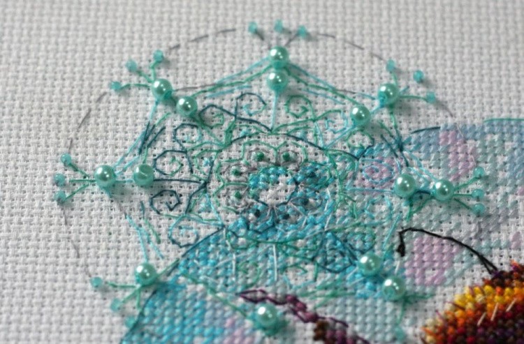 Набор для вышивания «Карамельная паутинка» — картинка 4