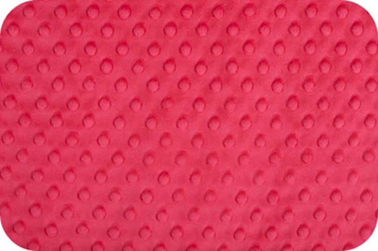 Плюш CUDDLE DIMPLE, 48x48 см, 455 г/м2, 100% полиэстер, цвет: WATERMELON, Peppy