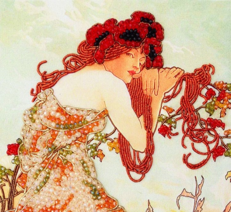 Набор вышивки хрустальными камнями «Лето» — картинка 3