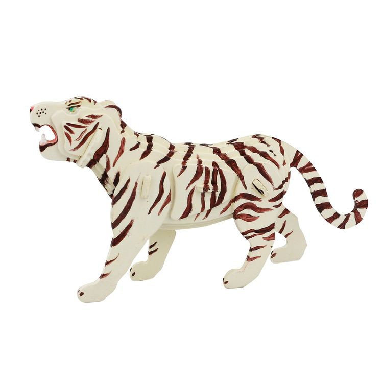 Деревянный 3D пазл «Тигр»