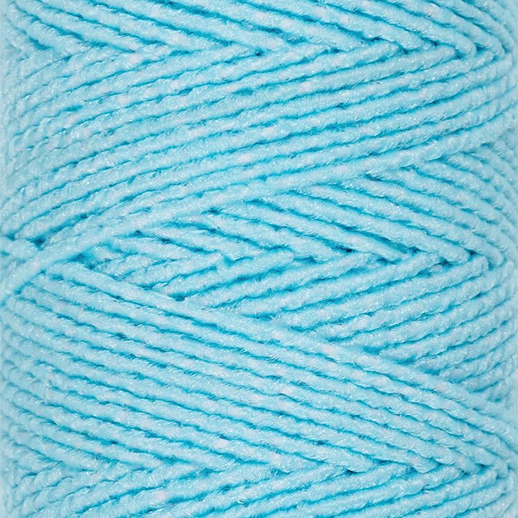 Нитки «спандекс», 60% латекс, 40% полиэстер, 10 шт. по 25 м, цвет: №255 голубой, Gamma — картинка 2