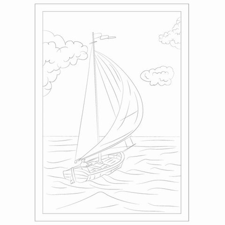 Бумага для акварели с эскизом, А4, 10 л., 200 г/м2, BRAUBERG — картинка 7