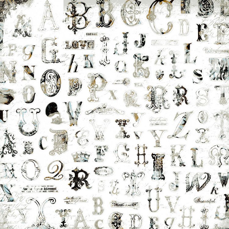 Набор бумаги «Мятные узоры» — картинка 11