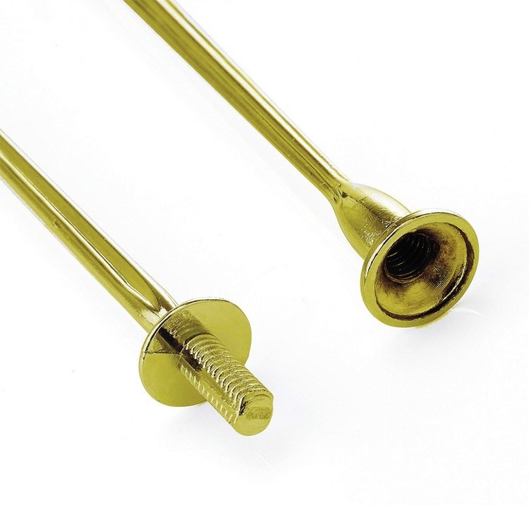 Фурнитура для фруктовницы Лист золотая — картинка 3