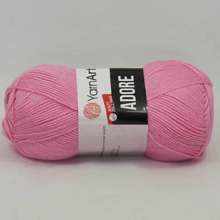 Пряжа YarnArt Adore (339), яркий клевер, 5 шт. по 100 г — картинка 2