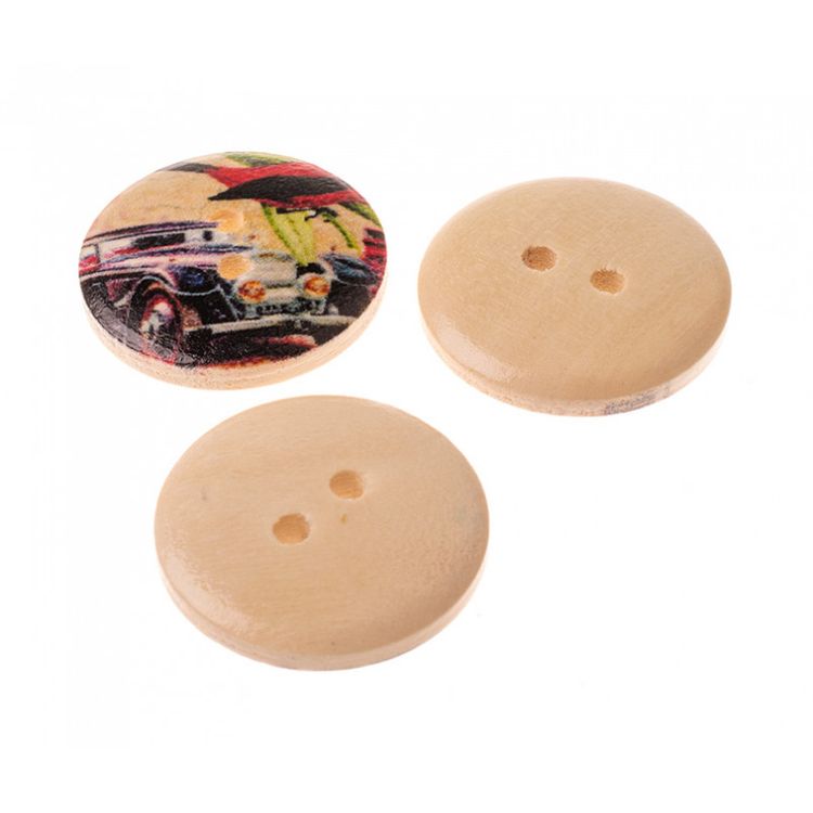 Пуговицы декоративные «Машинки», 25 шт., 2 см, цветные — картинка 5
