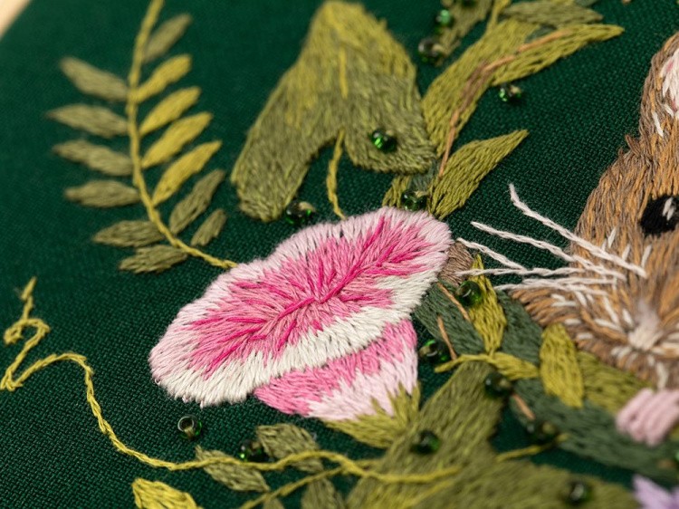 Набор для вышивания «Мышонок в горошке» — картинка 5