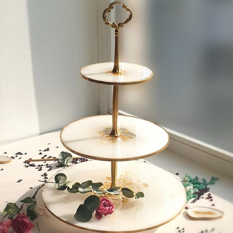 Заготовка для часов/фруктовницы (14 см) - Силиконовый молд, 1 шт., ResinArt — картинка 2