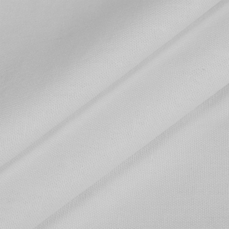 Ткань льняная, 1 м x 140 см, 200 г/м², цвет: белый, TBY — картинка 3