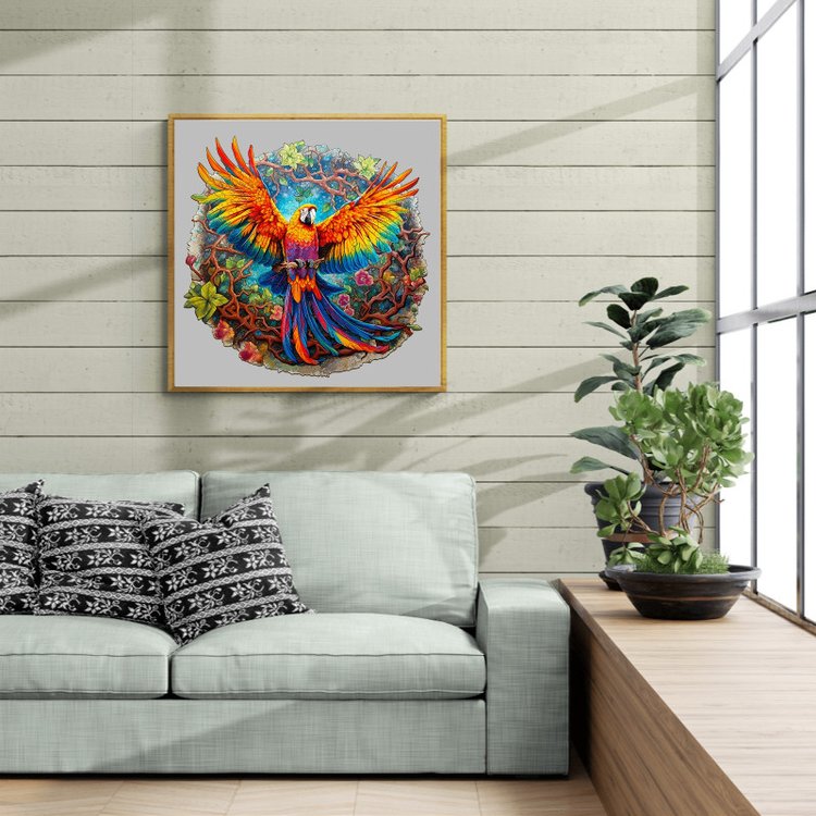 Деревянные пазлы «Попугай Ара L», Woodbests — картинка 7