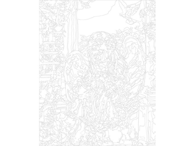 Картина по номерам «Девочка-aнгeл» — картинка 3