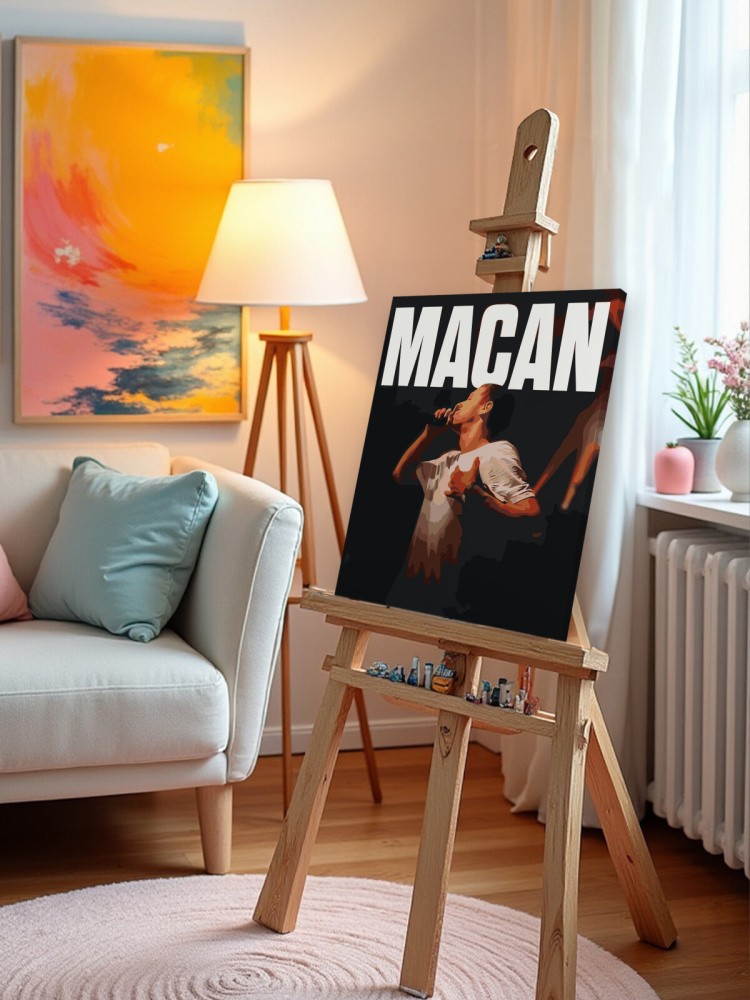 Картина по номерам «Рэпер Макан MACAN 9» — картинка 12