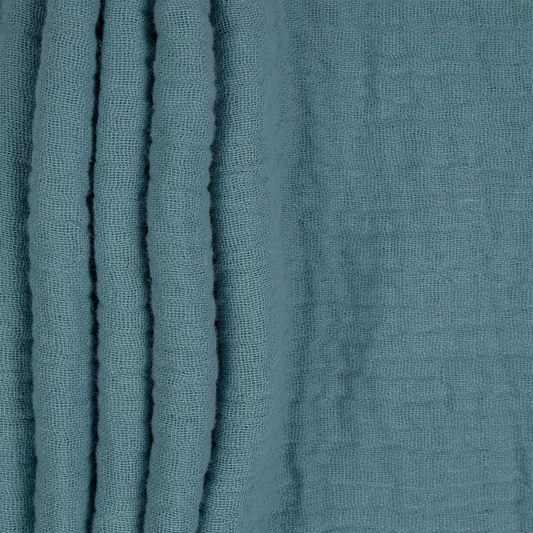 Ткань Муслин, 1 м х 130 см, 125 г/м², цвет: пудро-зеленый, TBY — картинка 2