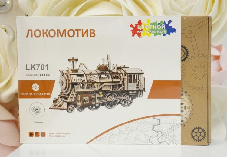 3D-пазл Локомотив, 349 элементов — картинка 2