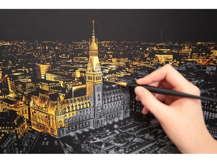 Скретч-картина «Гамбург» — картинка 2