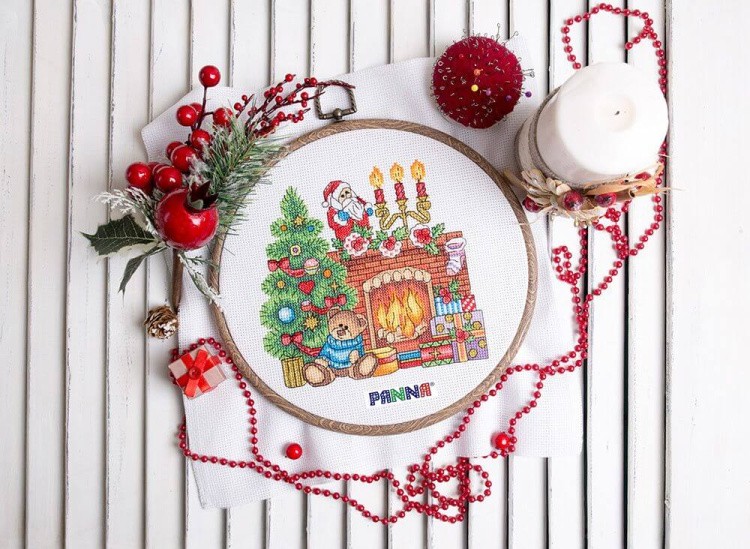 Набор для вышивания «Камин» — картинка 2